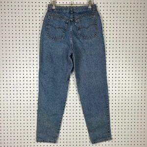 Levis 573 Loose Fit Tapered Leg Jeans Size 13 28x30 Vtg Medium Wash Made USA 90s